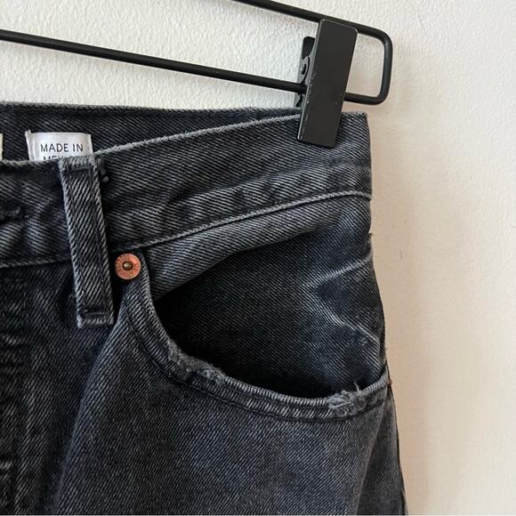 Re/Done Pixie High Rise Jeans in Black - Picture 7 of 11